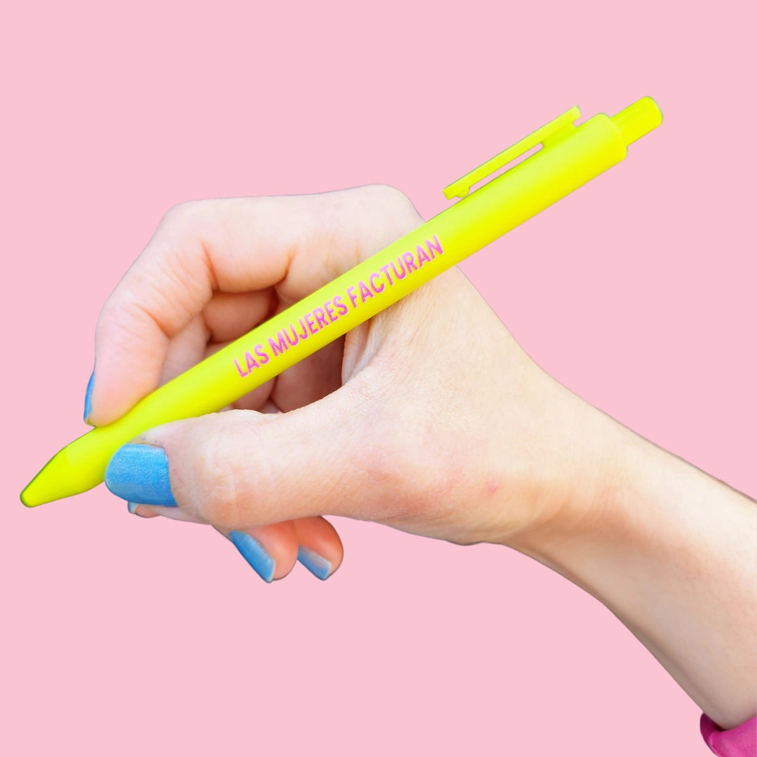 Las Mujeres Facturan Black Ink Pen - Las Ofrendas