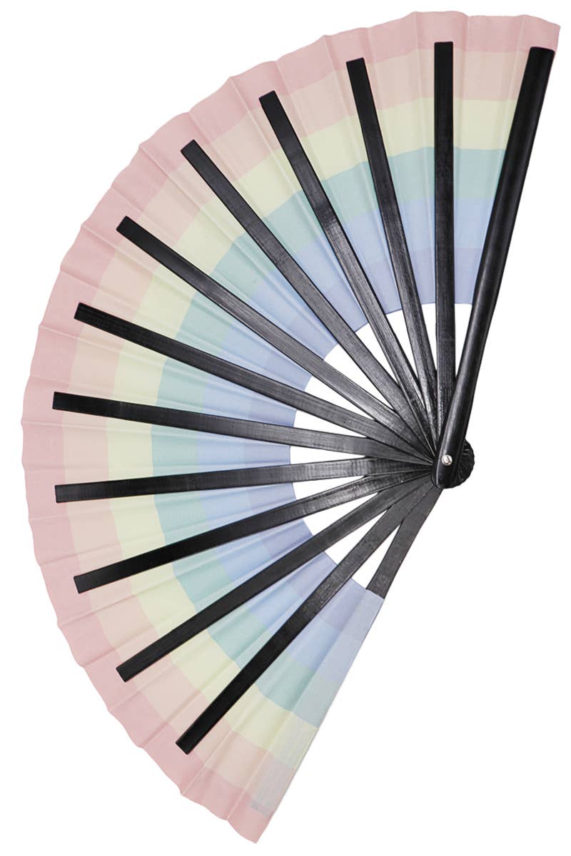 Large Rainbow Pride Clack fan