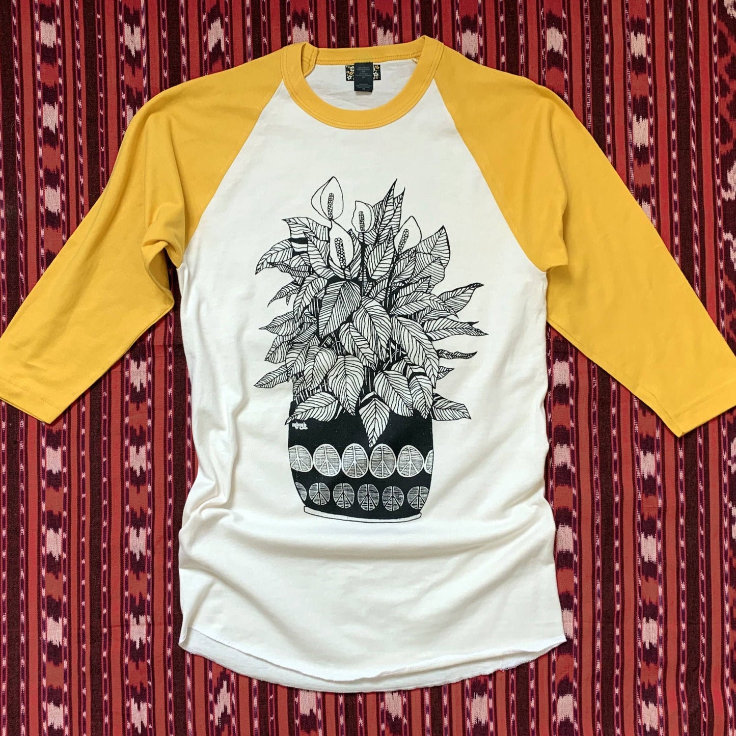 Peace Plant Unisex Baseball Tee - Las Ofrendas