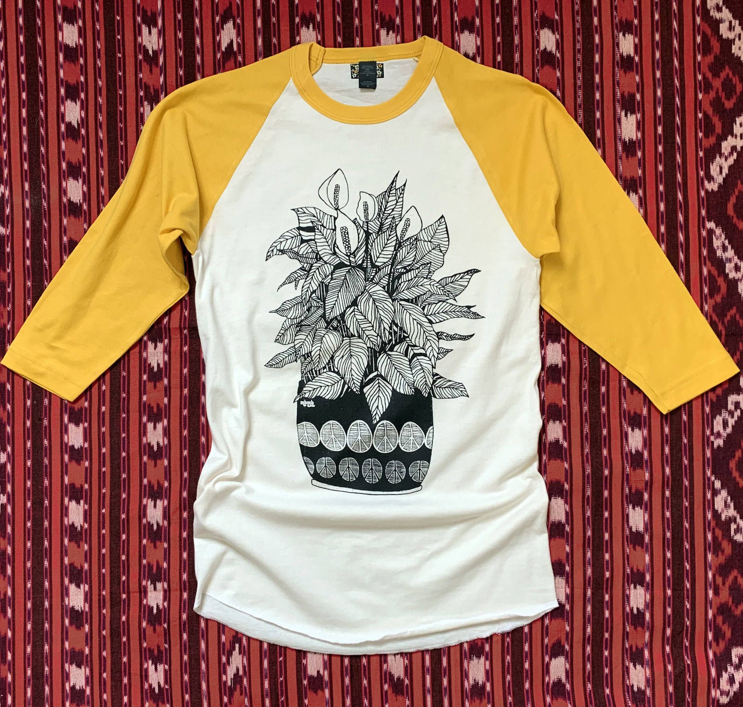 Peace Plant Unisex Baseball Tee - Las Ofrendas