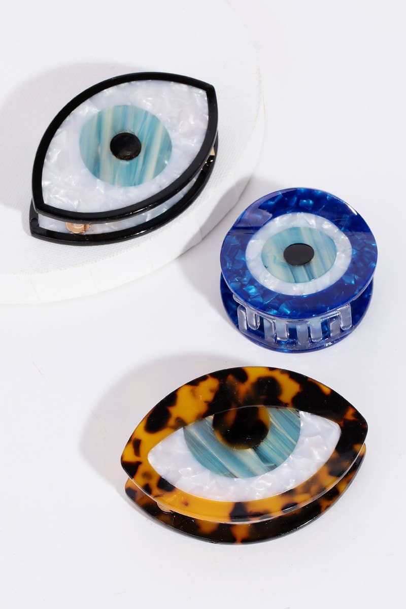 Evil Eye Hair Claw