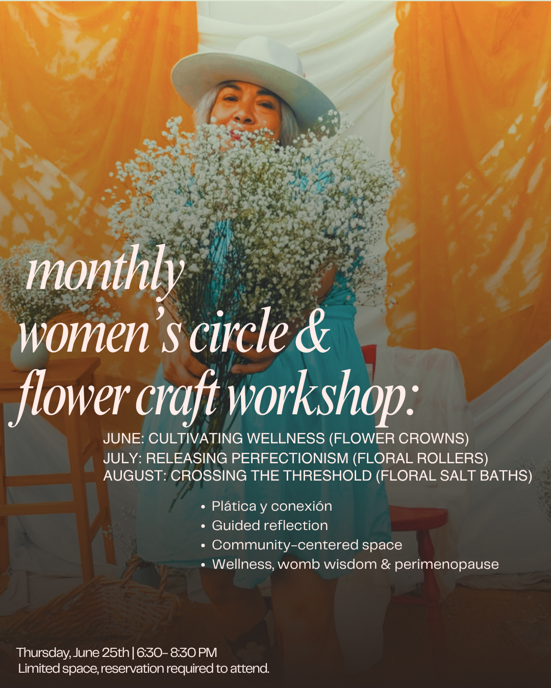 Monthly Women’s Circle & Flower Craft Workshop