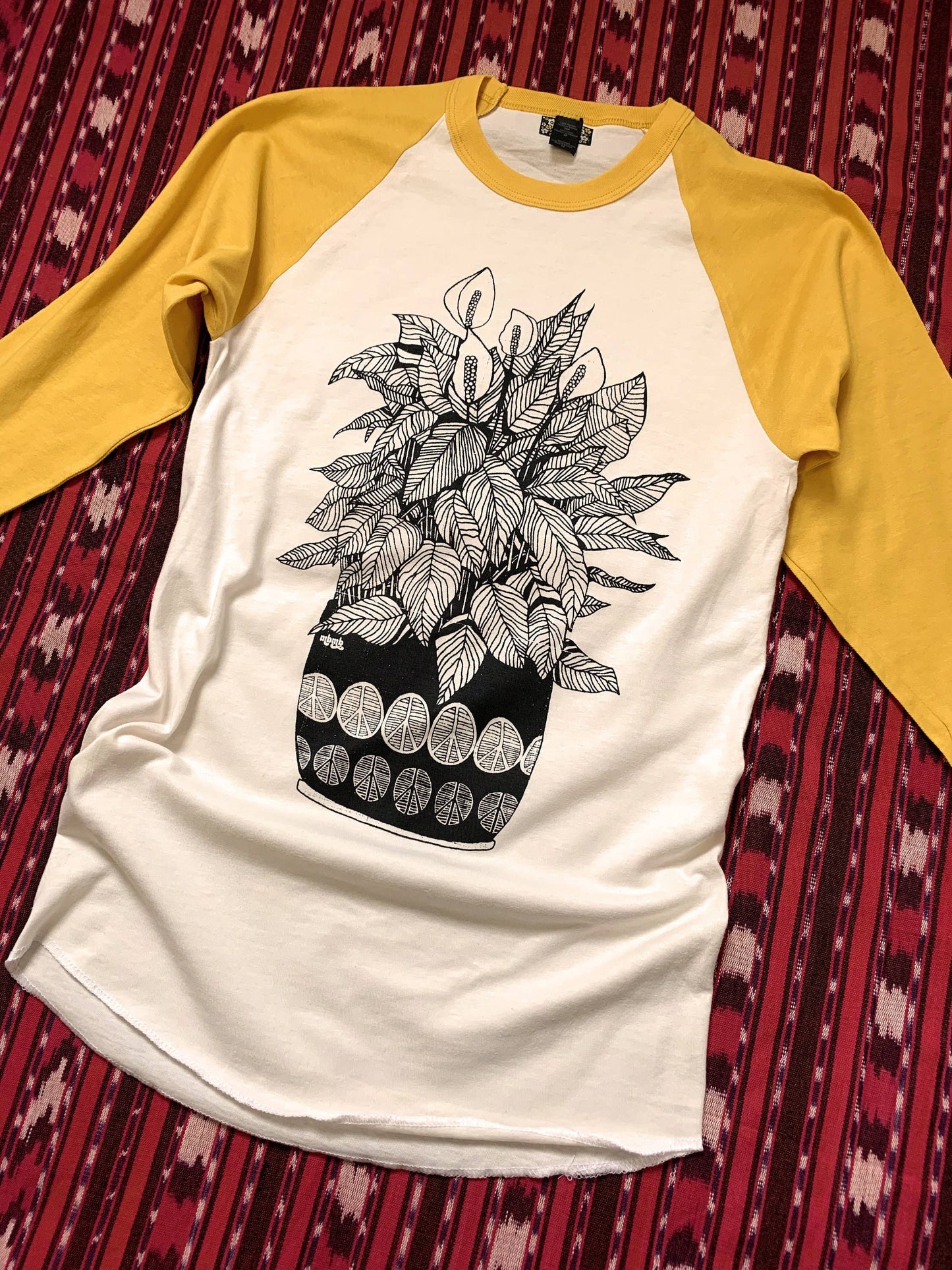 Peace Plant Unisex Baseball Tee - Las Ofrendas
