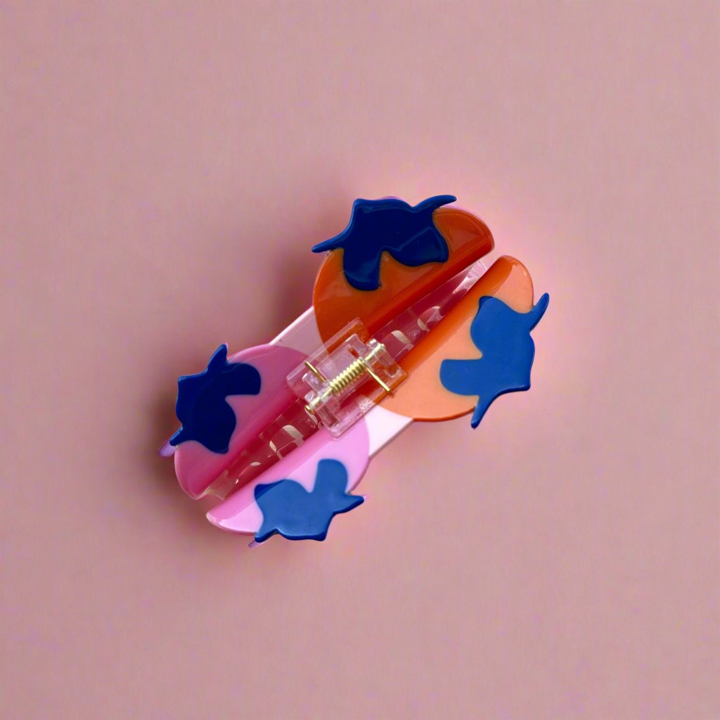 Orange Hair Clip