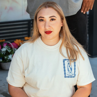 Me Llueven Las Bendiciones Azulejo Shirt - Las Ofrendas