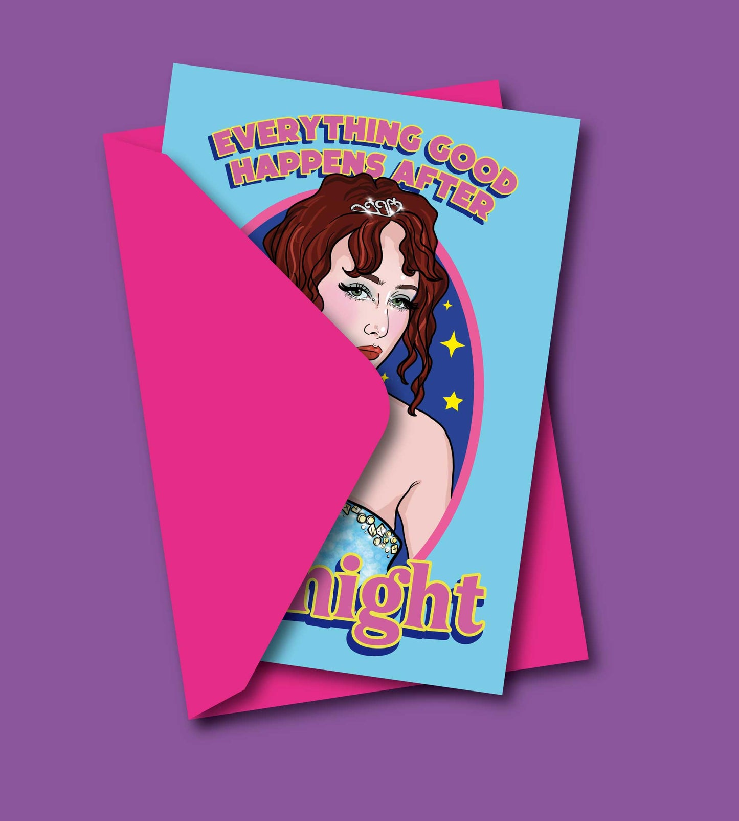 After Midnight Chappell Roan Greeting Card