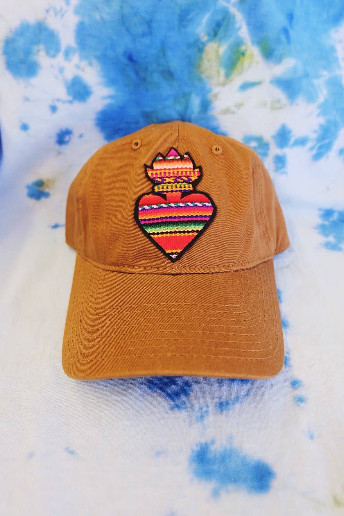 Sacred Heart Zarape Dad Hat - Las Ofrendas