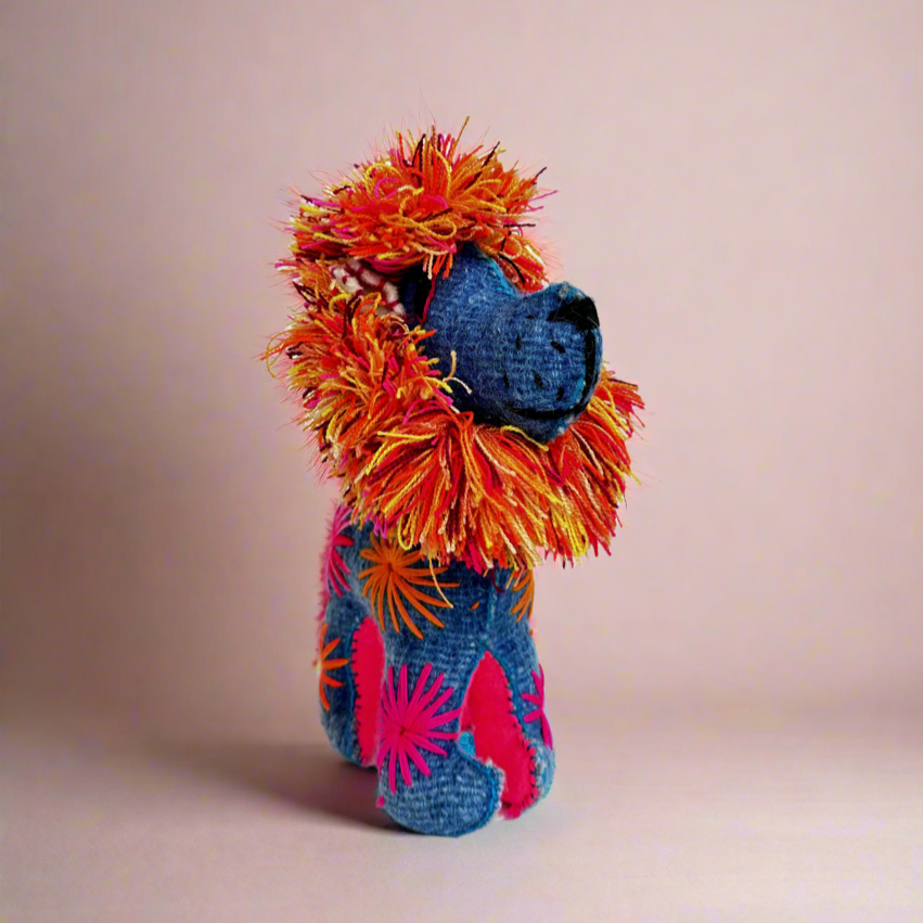 Blue Lion with Orange Mane Animalito