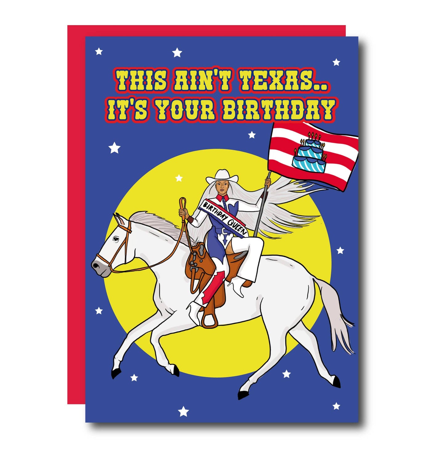 This Ain't Texas Beyonce Birthday Greeting Card - Las Ofrendas