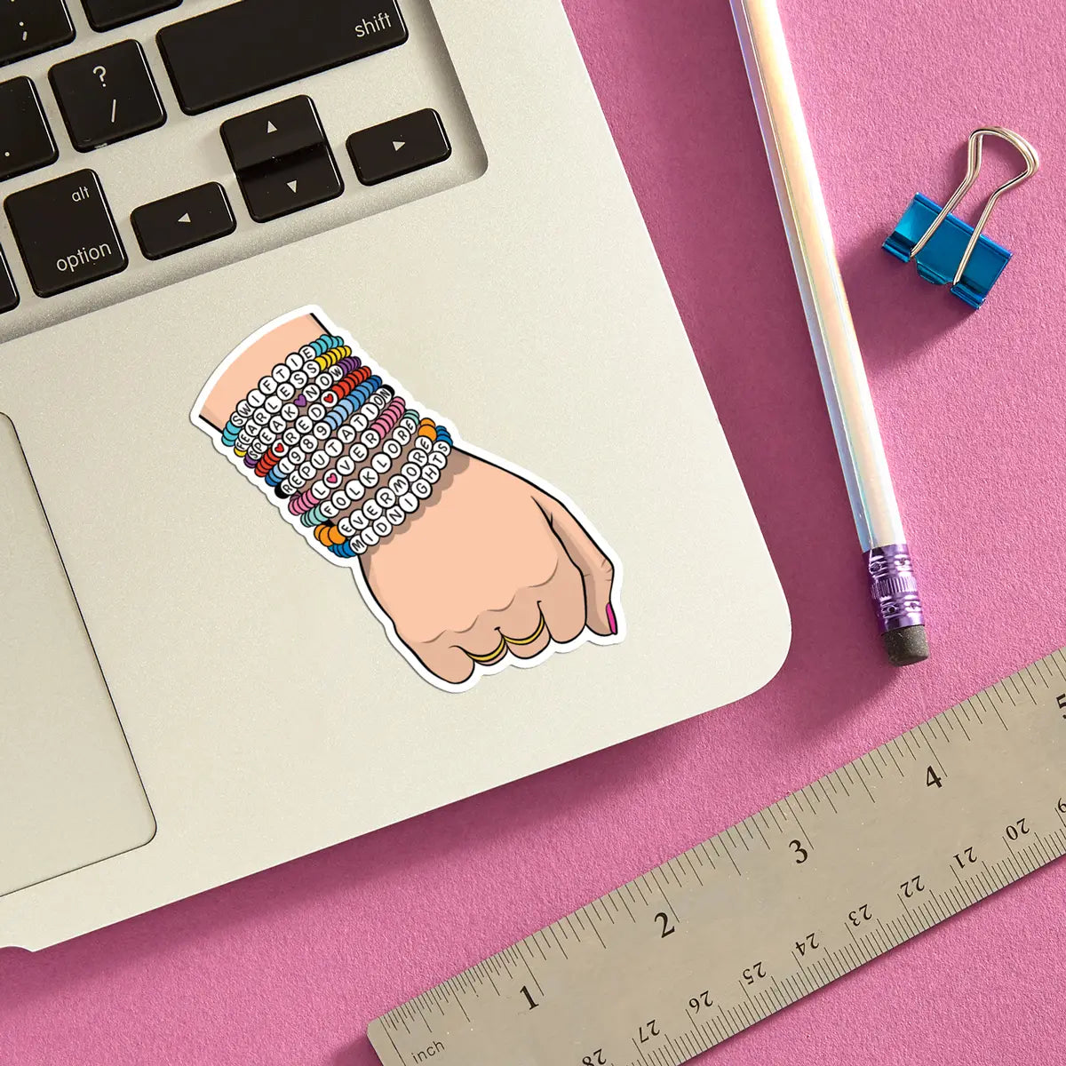 Taylor Swift Friendship Bracelets Die Cut Sticker *pre-order* - Las Ofrendas