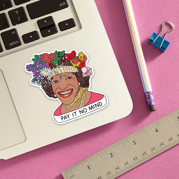 Marsha P. Johnson Die Cut Sticker *pre-order* - Las Ofrendas
