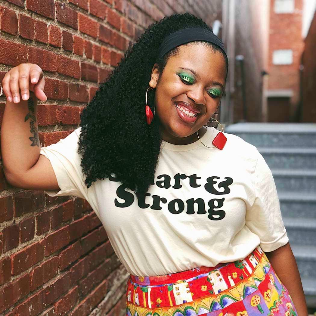 Smart and Strong Shirt in Black - Las Ofrendas