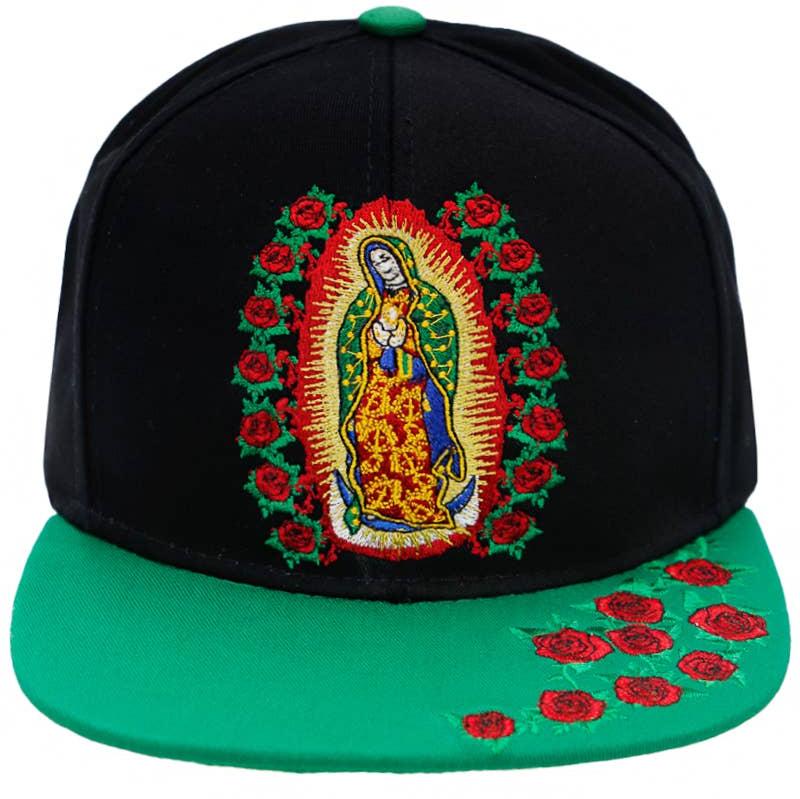 Guadalupe is my homegirl - Rose Flat Bill Snapback