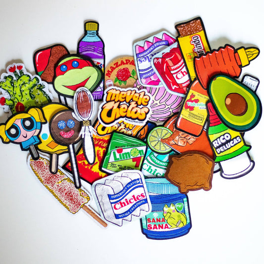 Mexican Food Iron On Patches