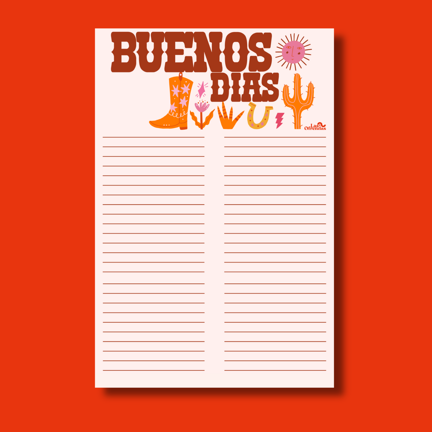 Buenos Dias Notepad