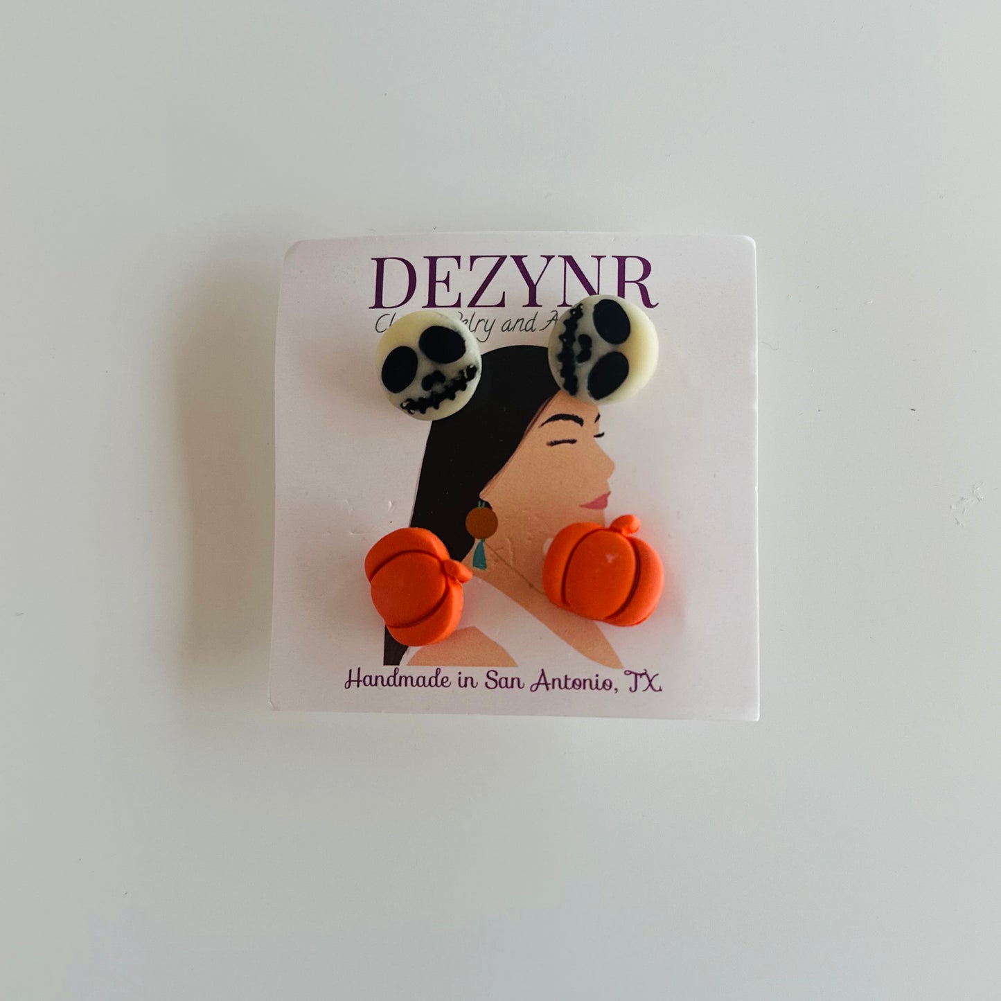 jack/ pumpkin studs
