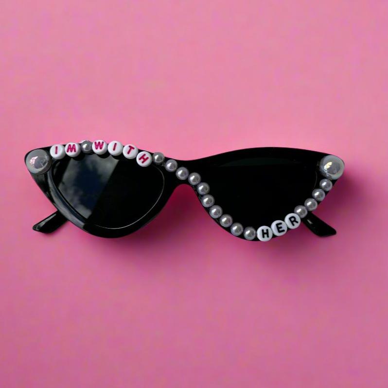 I'm with her with pearls