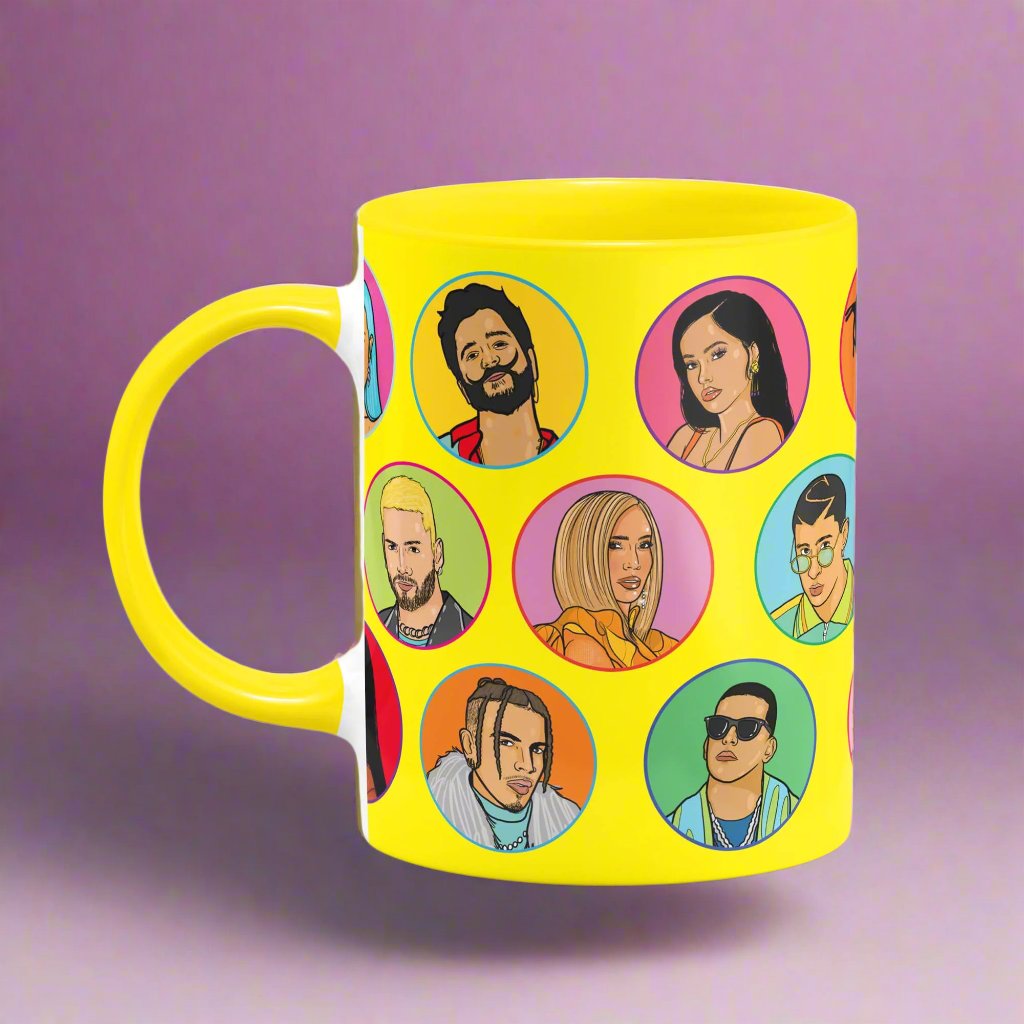 Latin Artists Yellow Mug - Las Ofrendas