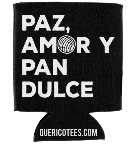 Paz, Amor y Pan Dulce - Black - Can Cooler