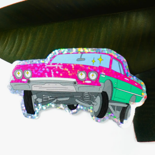 Low Rider (Retro) 3" Sticker - Las Ofrendas