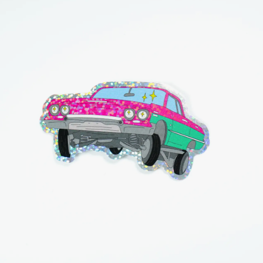 Low Rider (Retro) 3" Sticker - Las Ofrendas