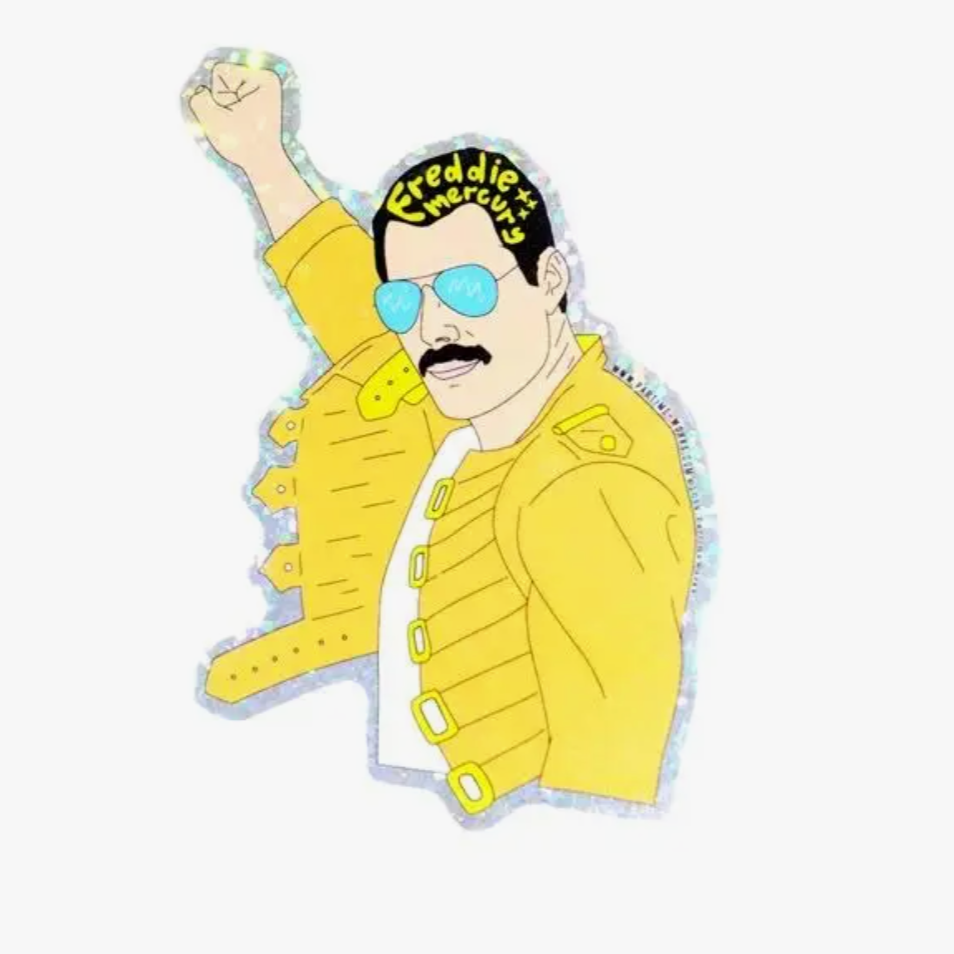 Freddie Mercury 3" Sticker - Las Ofrendas