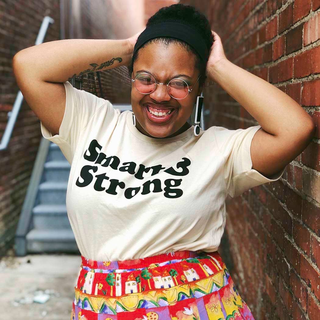 Smart and Strong Shirt in Black - Las Ofrendas