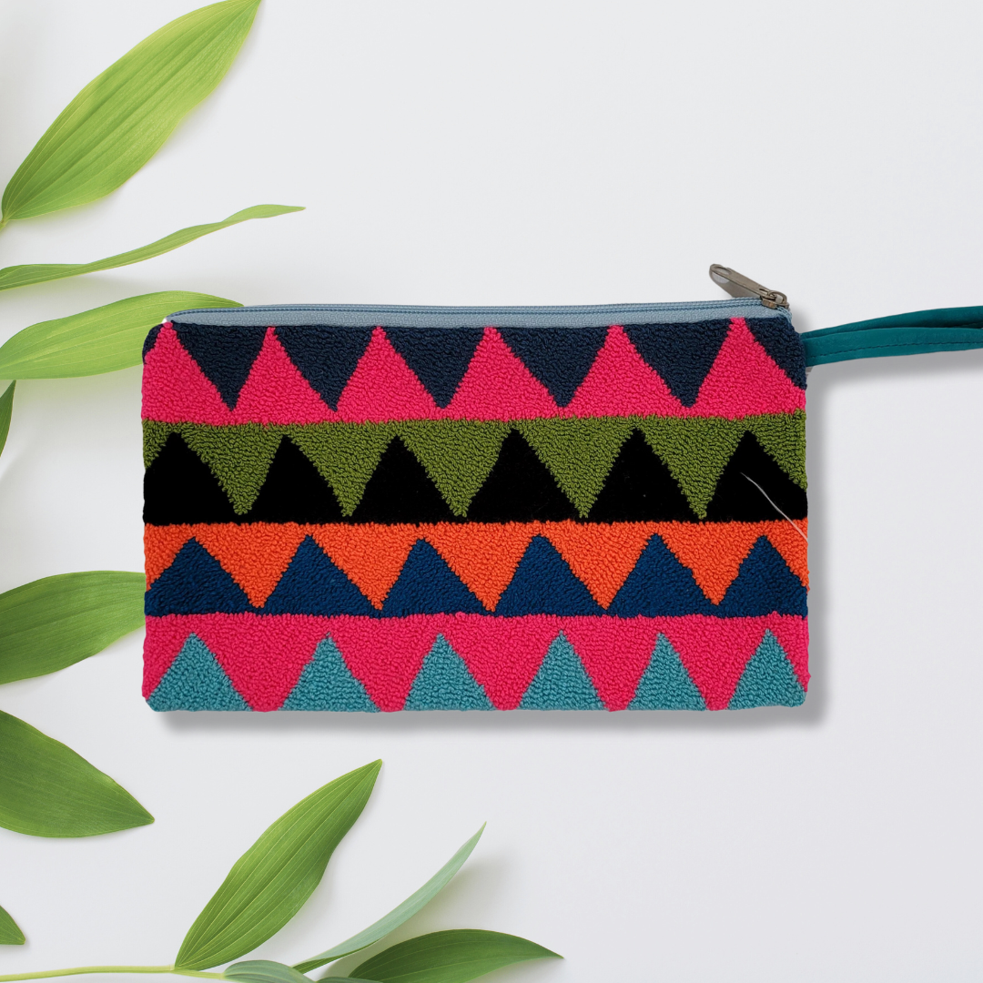 Joy Handmade Wayuu Punch-needle Clutch