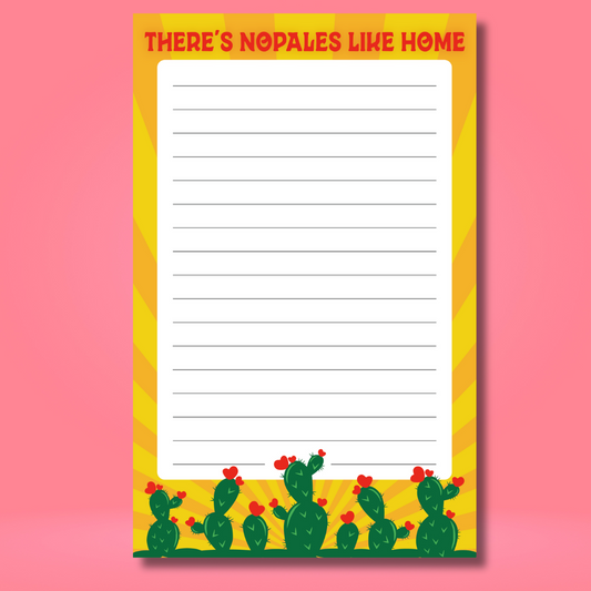 There's Nopales Like Home Notepad - Las Ofrendas