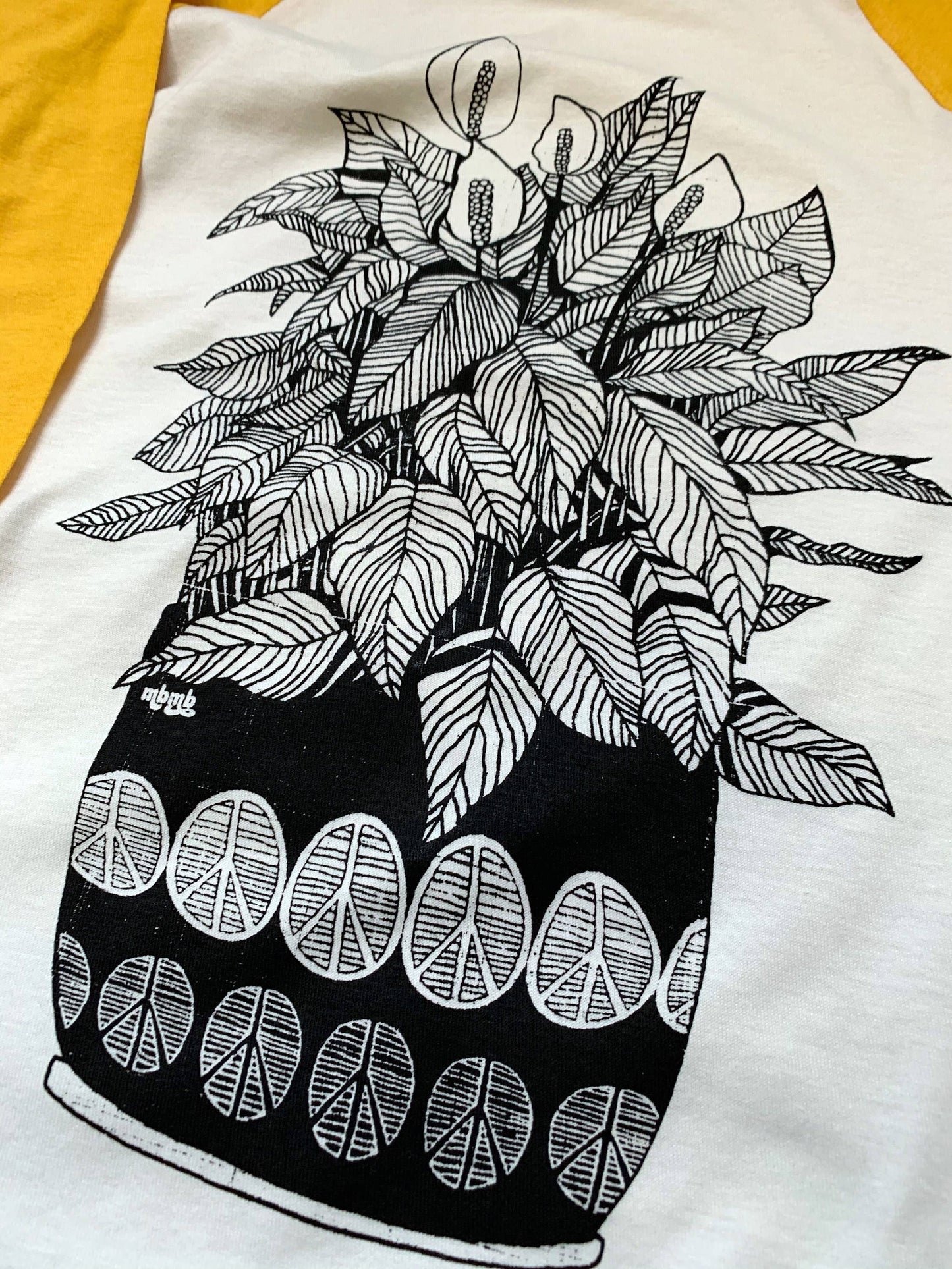Peace Plant Unisex Baseball Tee - Las Ofrendas