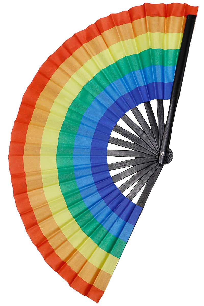 Large Rainbow Pride Clack fan