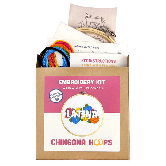 Latina Embroidery Kit - Las Ofrendas