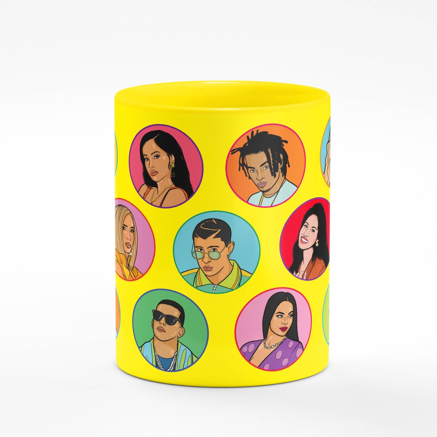 Latin Artists Yellow Mug - Las Ofrendas