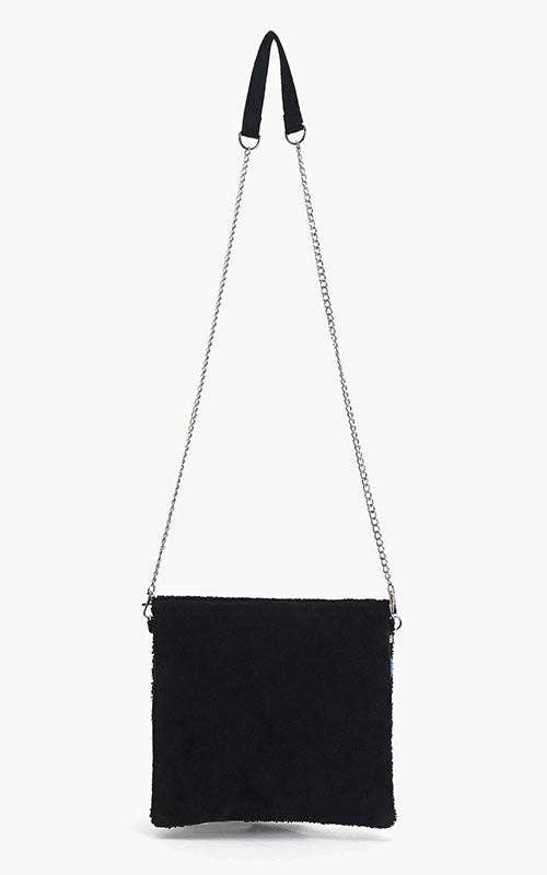 Black Midnight Whimsical Wonder Eye Clutch Bag