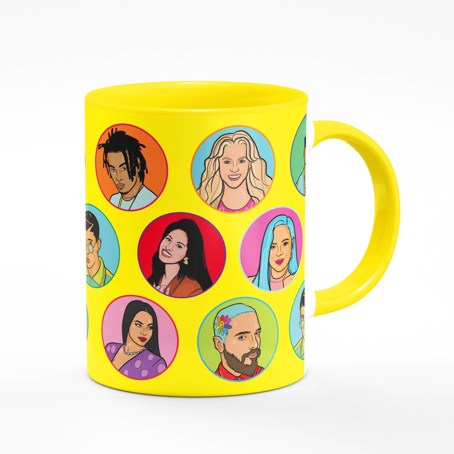 Latin Artists Yellow Mug - Las Ofrendas