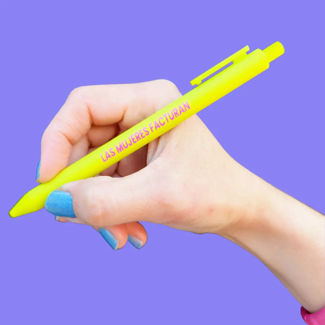 Las Mujeres Facturan Black Ink Pen - Las Ofrendas