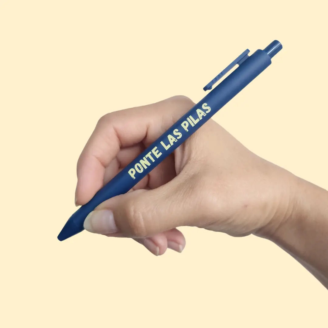 Ponte Las Pilas Black Ink Pen - Las Ofrendas