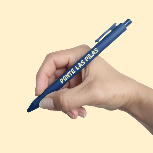 Ponte Las Pilas Black Ink Pen - Las Ofrendas