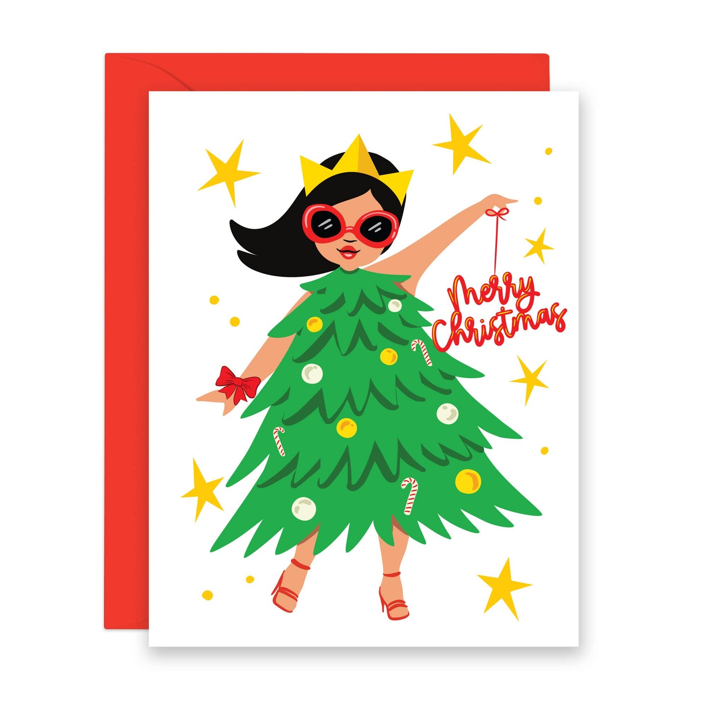 Christmas Tree Girl - box set w/8 holiday cards