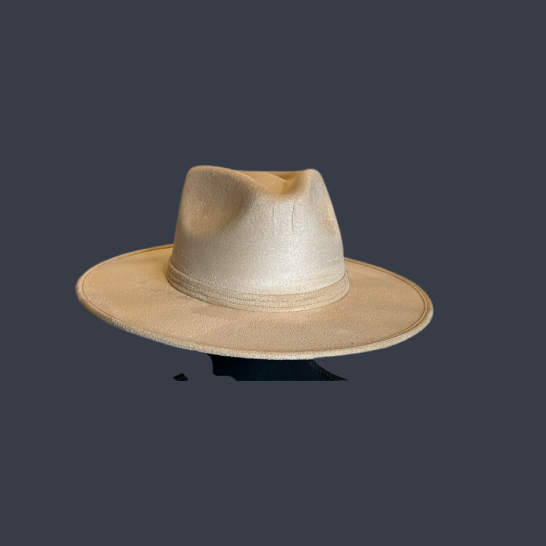 Rancher / Cowboy Vegan Suede Hat