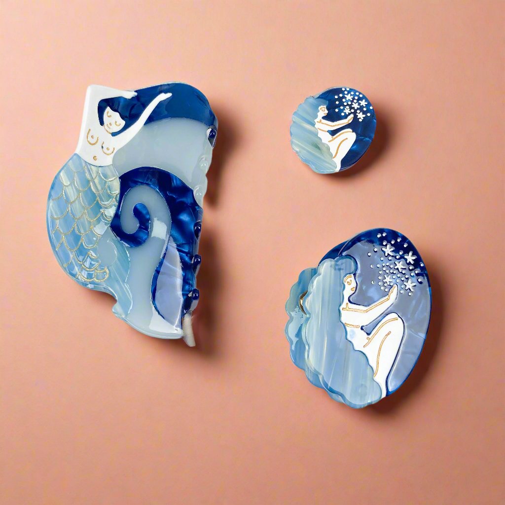 Elegant Mermaid Hair Clip - Las Ofrendas