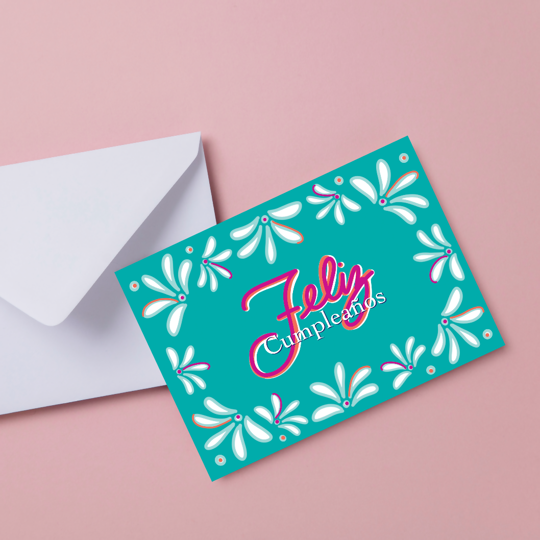 Feliz Cumpleaños Greeting Card - Las Ofrendas