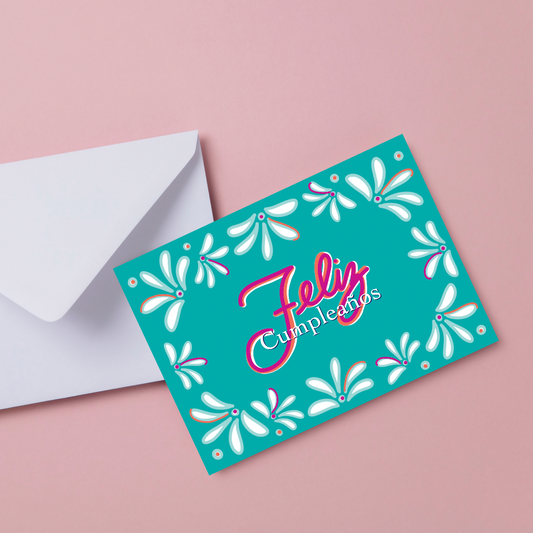 Feliz Cumpleaños Greeting Card - Las Ofrendas