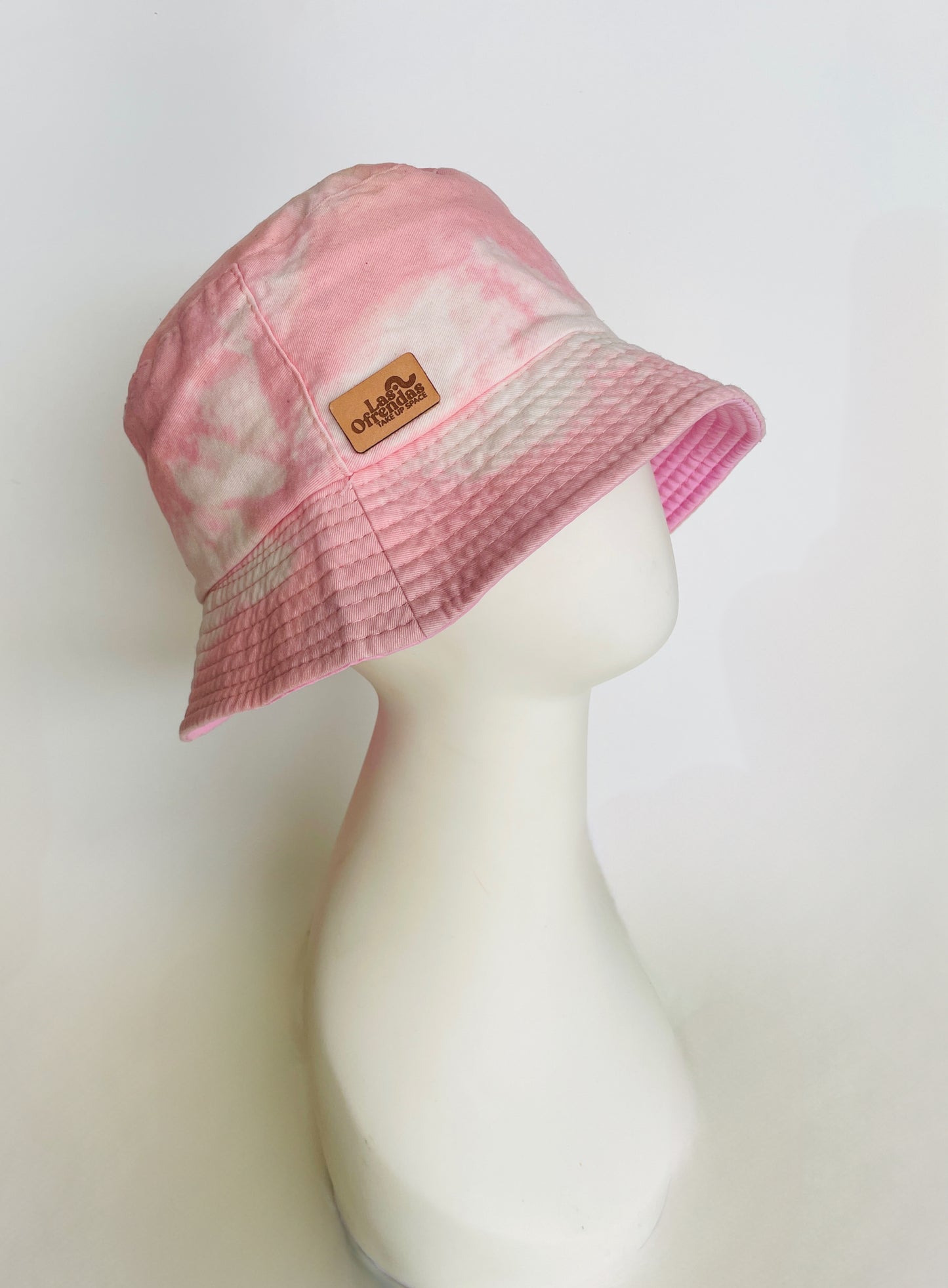 Pink Hand Dyed Bucket Hats - Las Ofrendas