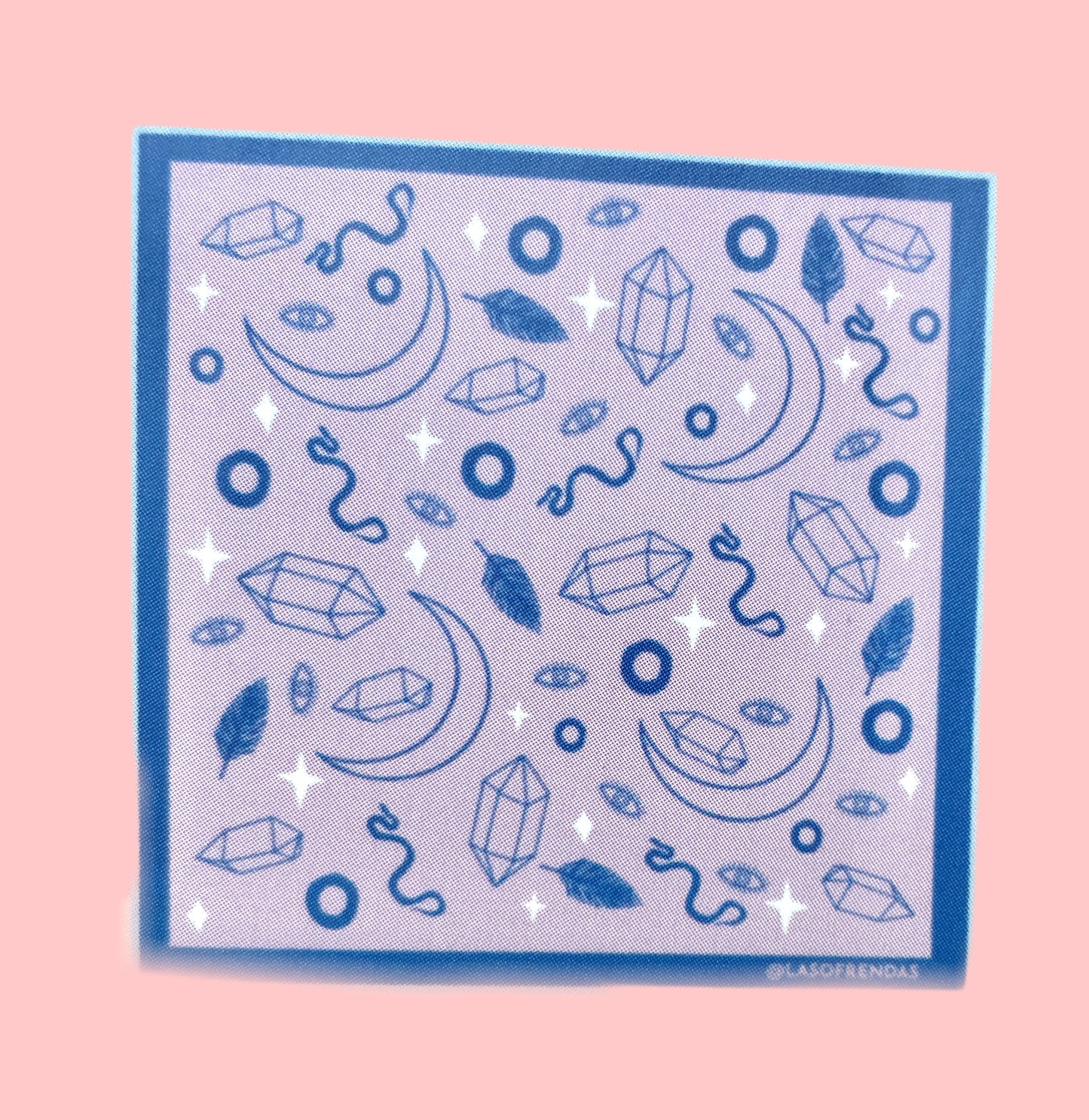 Las Ofrendas Purple Crystal Moon Bandanas