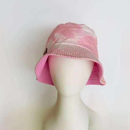 Pink Hand Dyed Bucket Hats - Las Ofrendas 