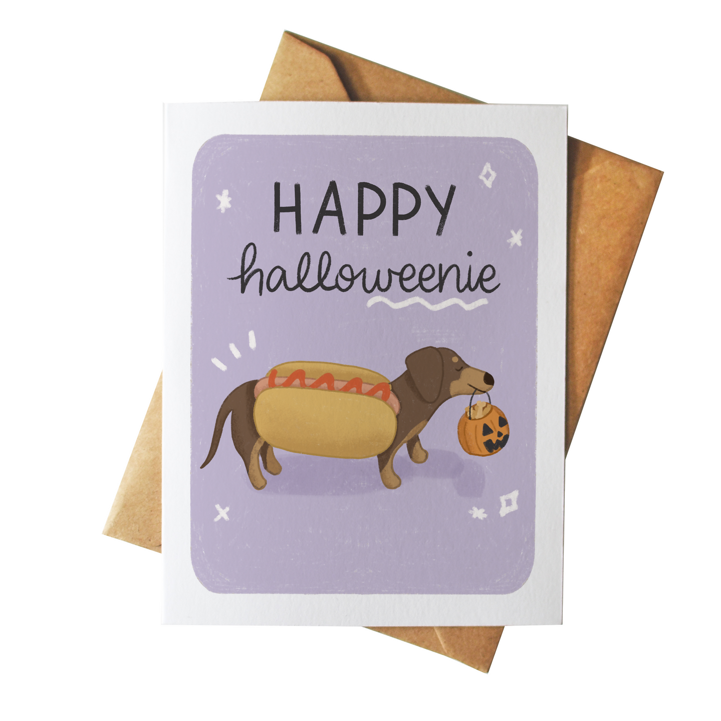 Happy Halloweenie Greeting Card