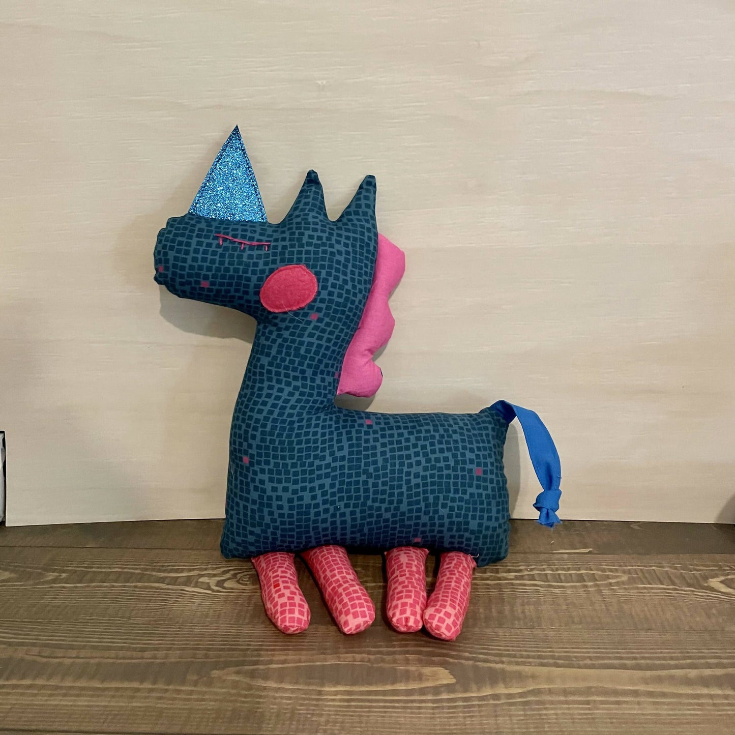 Pink or Blue Unicorn plushie
