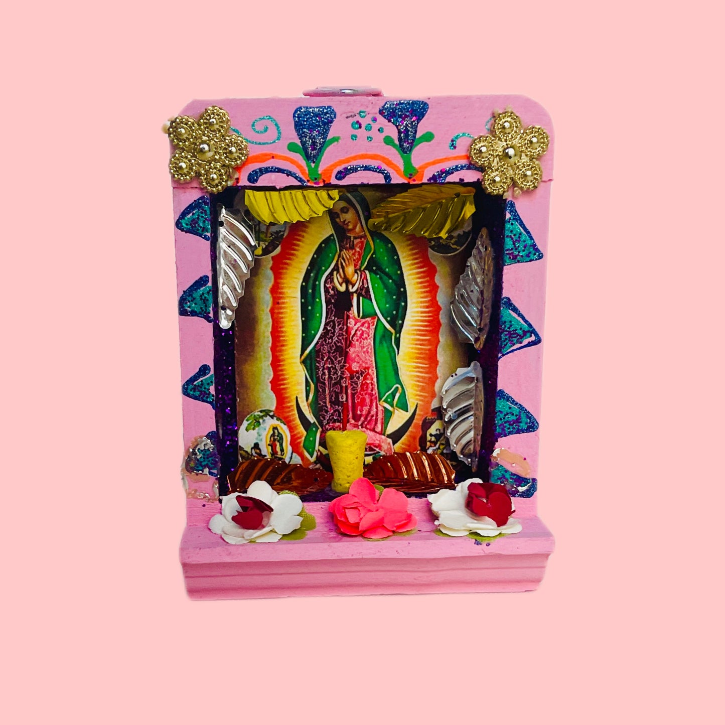 Mini Altar of Lupe (Multiple Colors Available!) - Las Ofrendas