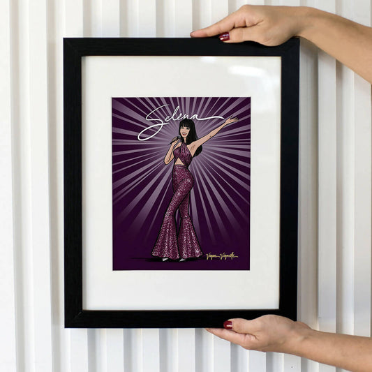 Limited Edition 'Selena' Digital Art Print - Las Ofrendas 